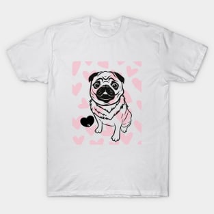 Dog sayings love you ,brafdesign T-Shirt